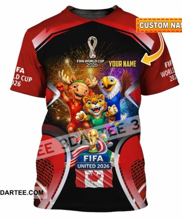 Unisex Shirt - Custom Fifa World Cup 2026 3D Shirt