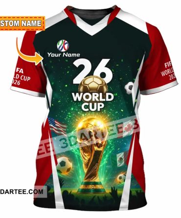 Unisex Shirt - Custom Fifa World Cup 2026 3D Shirt