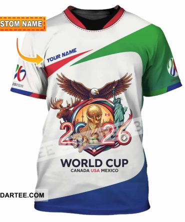 Unisex Shirt - Custom Fifa World Cup 2026 3D Shirt