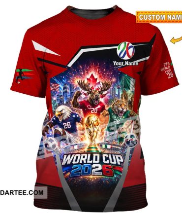 Unisex Shirt - Custom Fifa World Cup 2026 3D Shirt