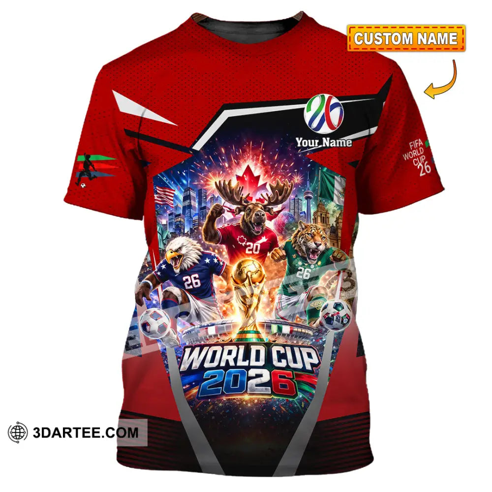 Unisex Shirt - Custom Fifa World Cup 2026 3D Shirt