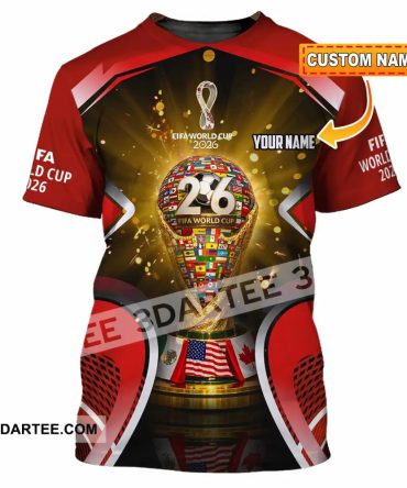 Unisex Shirt - Custom Fifa World Cup 2026 3D Shirt