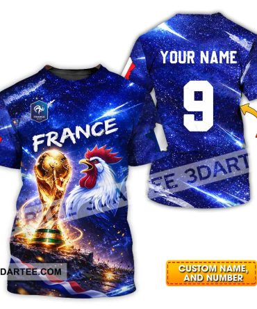 Unisex Shirt - Custom France World Cup 2026 3D Shirt