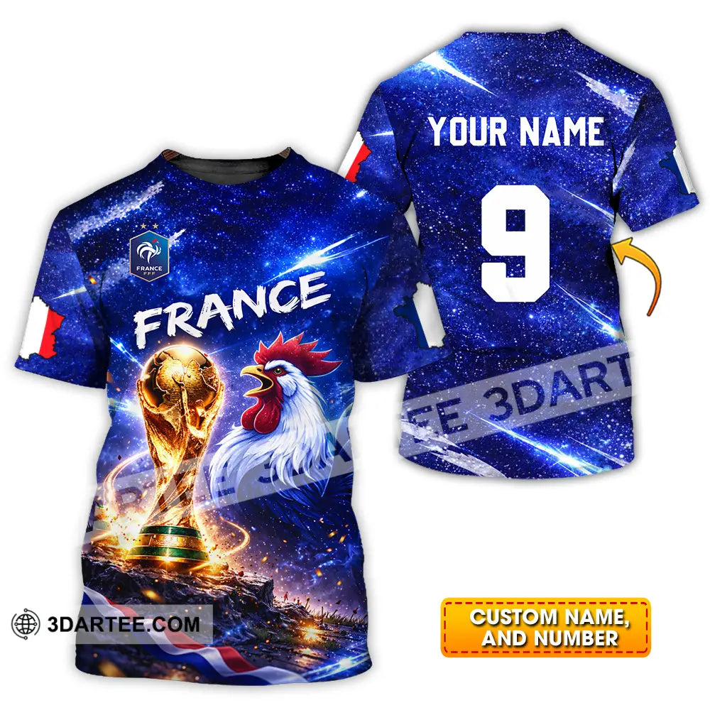 Unisex Shirt - Custom France World Cup 2026 3D Shirt