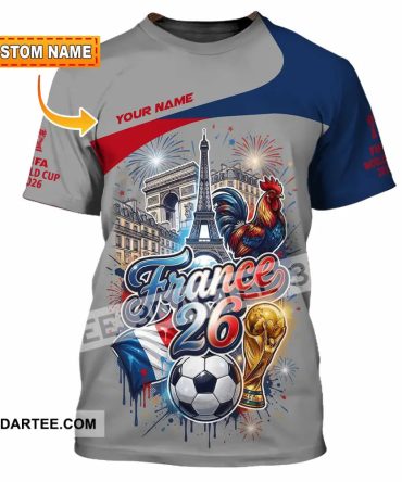 Unisex Shirt - Custom France World Cup 2026 3D Shirt