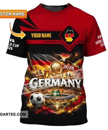Unisex Shirt - Custom Germany World Cup 2026 3D Shirt