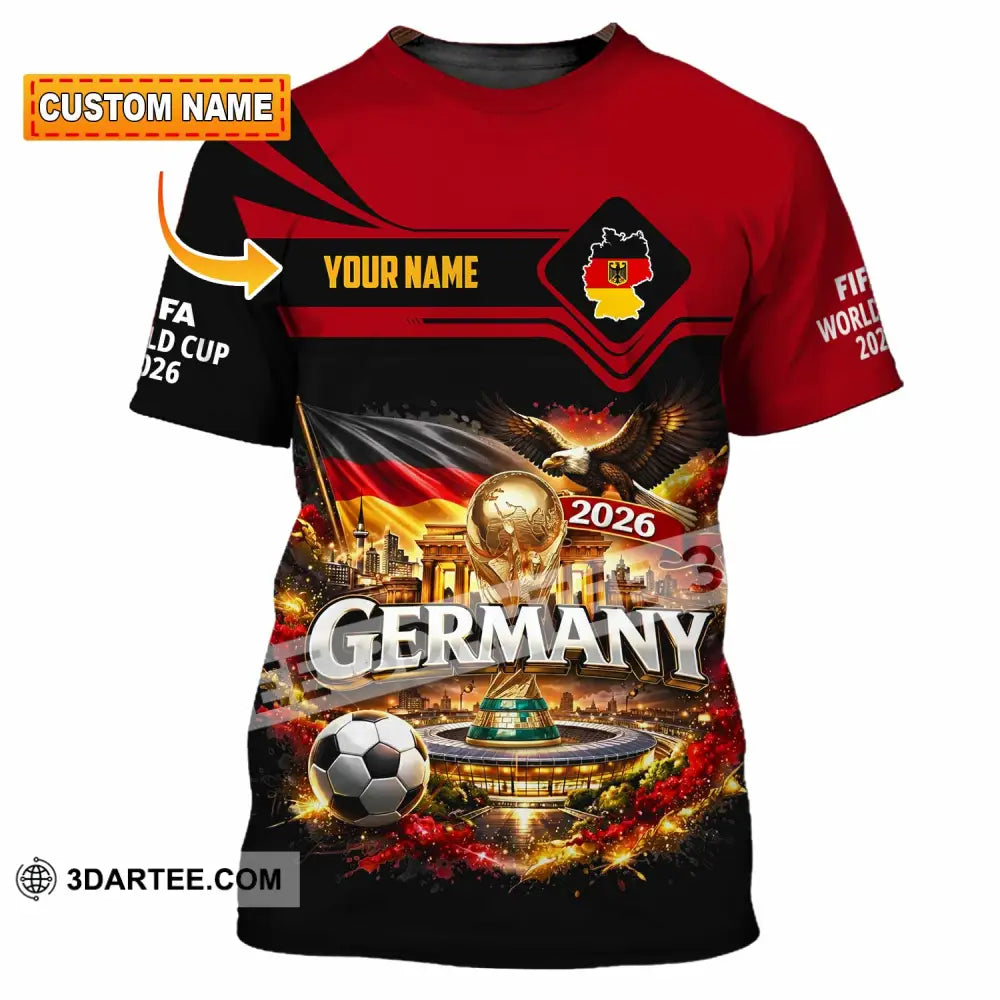 Unisex Shirt - Custom Germany World Cup 2026 3D Shirt