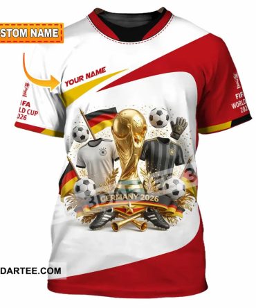 Unisex Shirt - Custom Germany World Cup 2026 3D Shirt