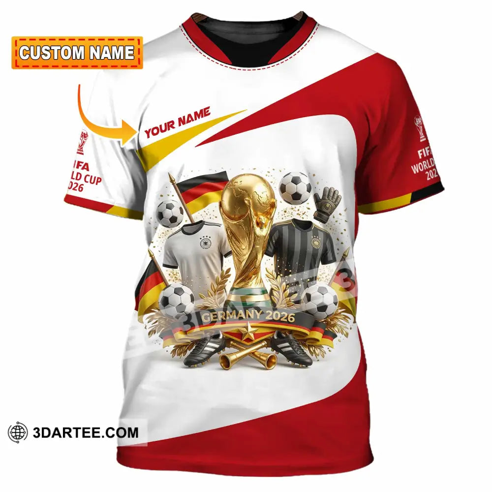 Unisex Shirt - Custom Germany World Cup 2026 3D Shirt