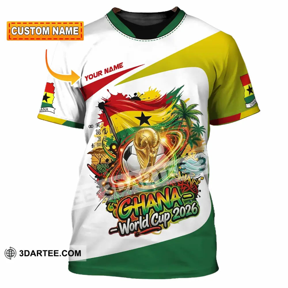 Unisex Shirt - Custom Ghana World Cup 2026 3D Shirt