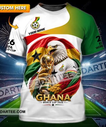 Unisex Shirt - Custom Ghana World Cup 2026 3D Shirt