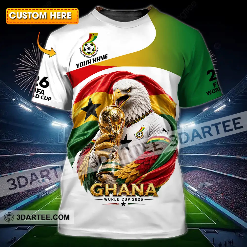 Unisex Shirt - Custom Ghana World Cup 2026 3D Shirt