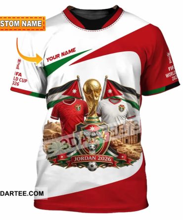 Unisex Shirt - Custom Jordan World Cup 2026 3D Shirt