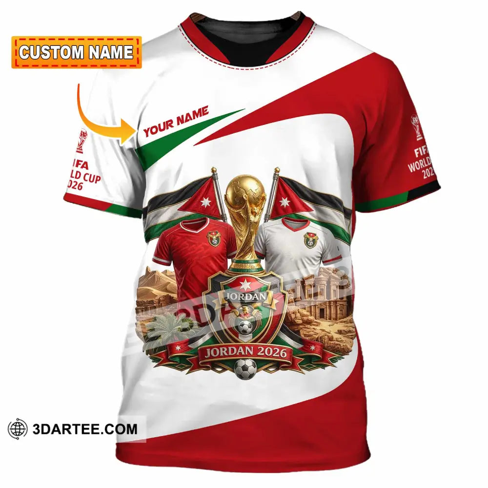 Unisex Shirt - Custom Jordan World Cup 2026 3D Shirt