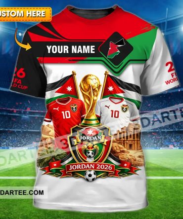 Unisex Shirt - Custom Jordan World Cup 2026 3D Shirt