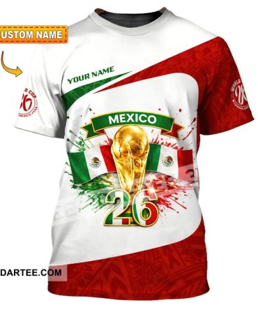 Unisex Shirt - Custom Mexico Fifa World Cup 2026 3D Shirt
