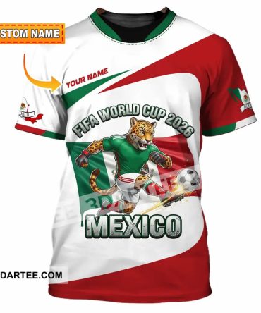 Unisex Shirt - Custom Mexico Fifa World Cup 2026 3D Shirt
