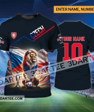 Unisex Shirt - Custom Name And Number Shirt, Czech National Team Lover