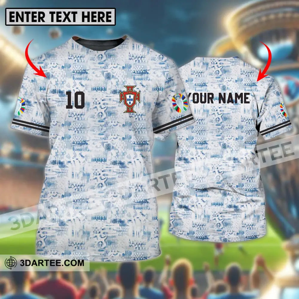 Unisex Shirt - Custom Name And Number Portugal National Team Shirt