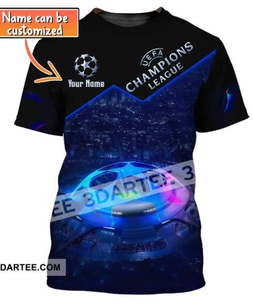 Unisex Shirt, Custom Name Football T-Shirt, Uefa Shirt, Gift For Football Lover