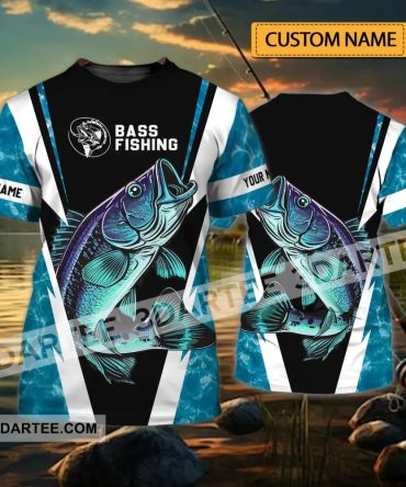 Unisex Shirt - Custom Name Shirt For Bass Fishing Lover