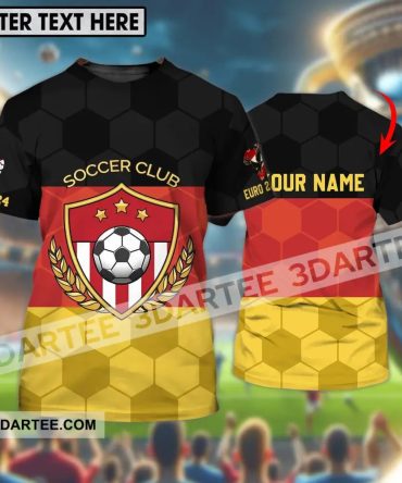 Unisex Shirt - Custom Name Shirt, Germany Flag Color And Icon
