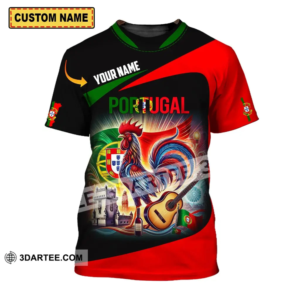 Unisex Shirt - Custom Name Shirt, National Team Shirt, Portugal