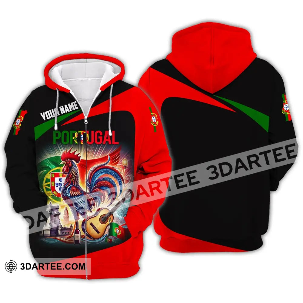 Unisex Shirt - Custom Name Shirt, National Team Shirt, Portugal - Image 3
