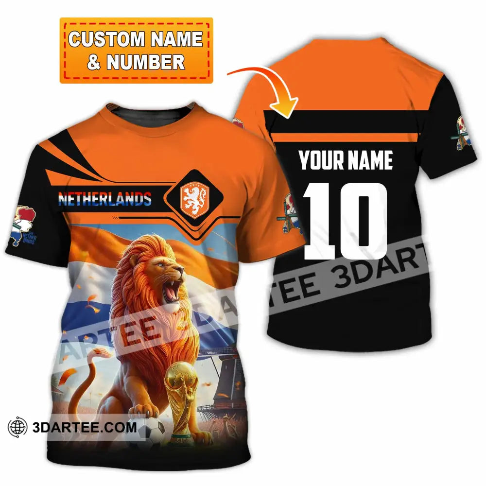 Unisex Shirt - Custom Netherlands World Cup 2026 3D Shirt