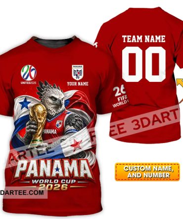 Unisex Shirt - Custom Panama World Cup 2026 3D Shirt