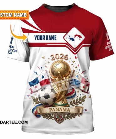 Unisex Shirt - Custom Panama World Cup 2026 3D Shirt