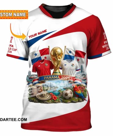 Unisex Shirt - Custom Panama World Cup 2026 3D Shirt