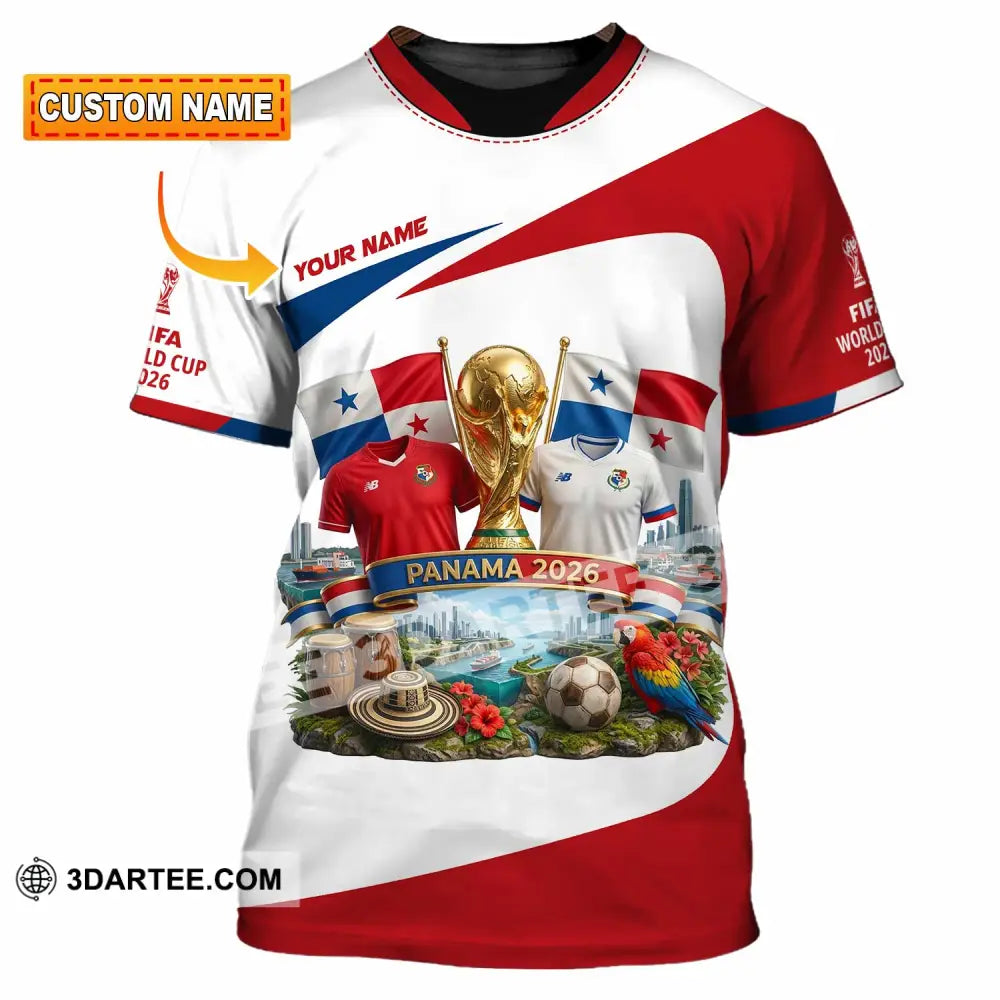 Unisex Shirt - Custom Panama World Cup 2026 3D Shirt