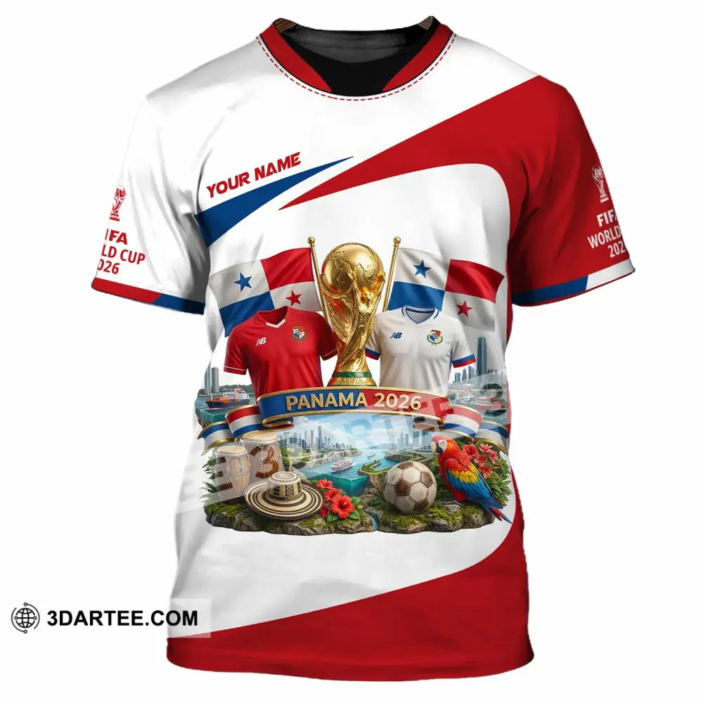 Unisex Shirt - Custom Panama World Cup 2026 3D Shirt - Image 2