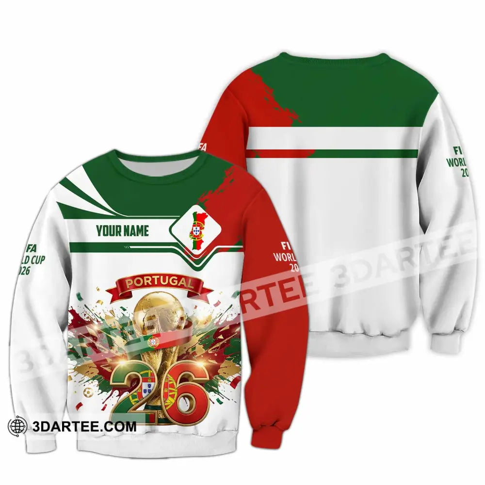 Unisex Shirt - Custom Portugal Fifa World Cup 2026 3D Shirt - Image 3