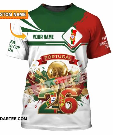 Unisex Shirt - Custom Portugal Fifa World Cup 2026 3D Shirt