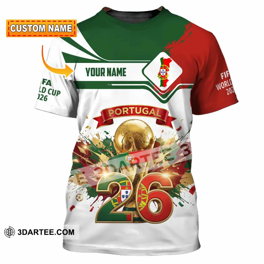 Unisex Shirt - Custom Portugal Fifa World Cup 2026 3D Shirt