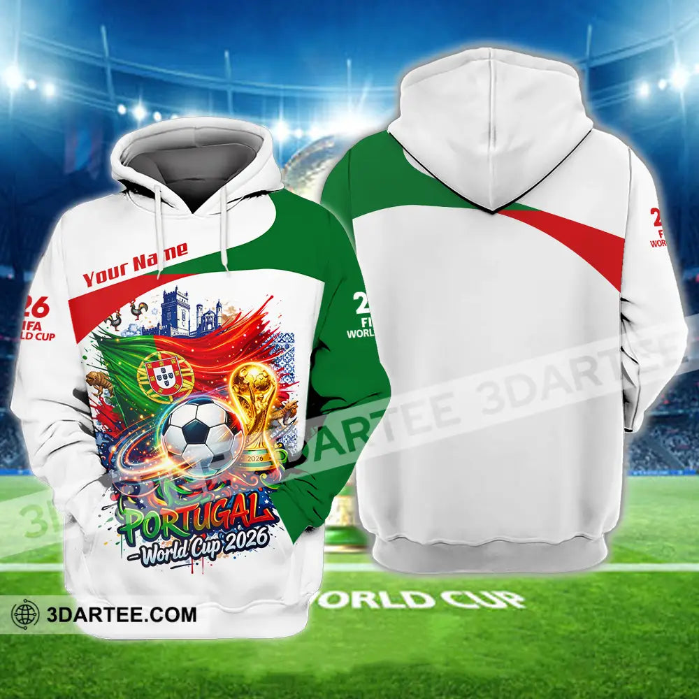 Unisex Shirt - Custom Portugal World Cup 2026 3D Shirt - Image 3