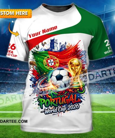 Unisex Shirt - Custom Portugal World Cup 2026 3D Shirt