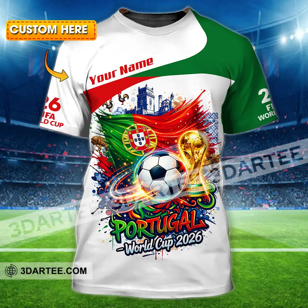 Unisex Shirt - Custom Portugal World Cup 2026 3D Shirt