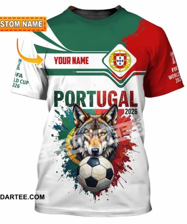 Unisex Shirt - Custom Portugal World Cup 2026 3D Shirt
