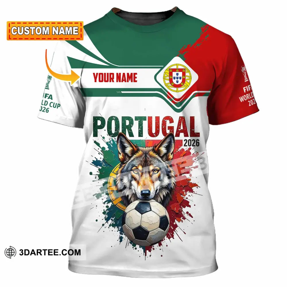 Unisex Shirt - Custom Portugal World Cup 2026 3D Shirt
