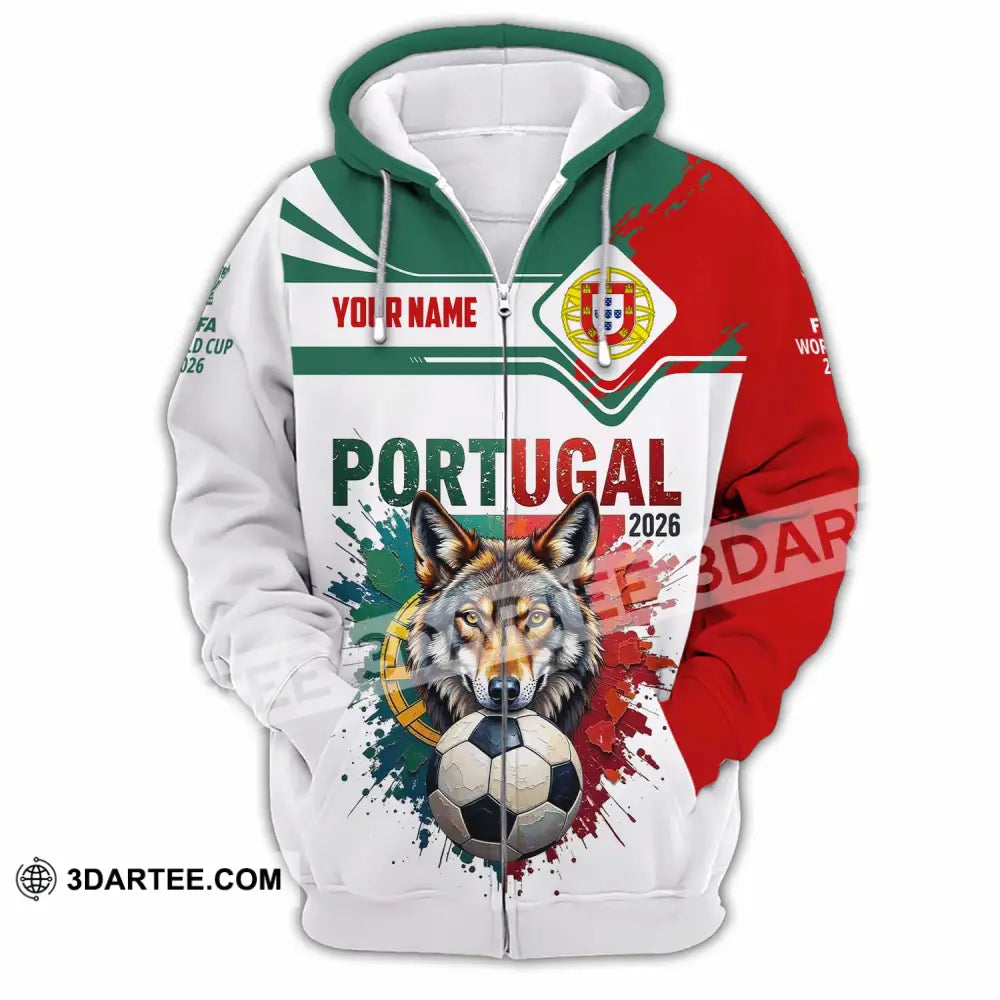 Unisex Shirt - Custom Portugal World Cup 2026 3D Shirt - Image 3
