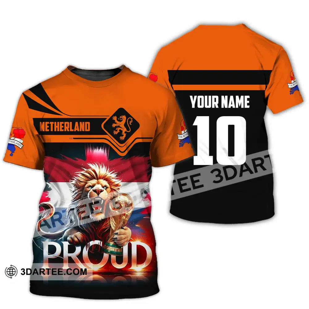 Unisex Shirt - Custom Proud Netherlands World Cup 2026 3D Shirt - Image 2