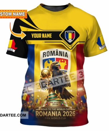 Unisex Shirt - Custom Romania World Cup 2026 3D Shirt