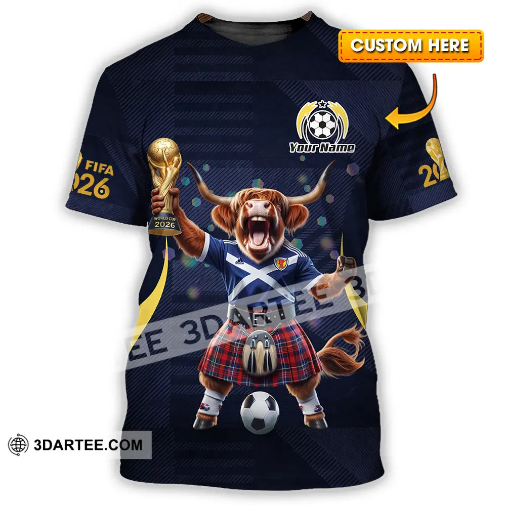 Unisex Shirt - Custom Scotland Fifa World Cup 2026 3D Shirt