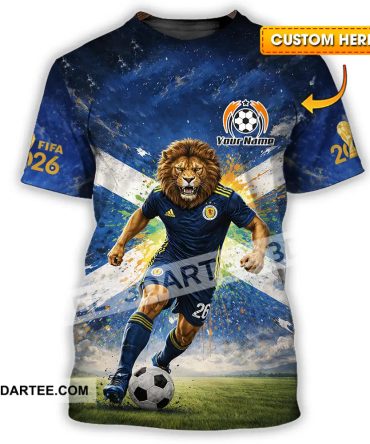 Unisex Shirt - Custom Scotland Fifa World Cup 2026 3D Shirt
