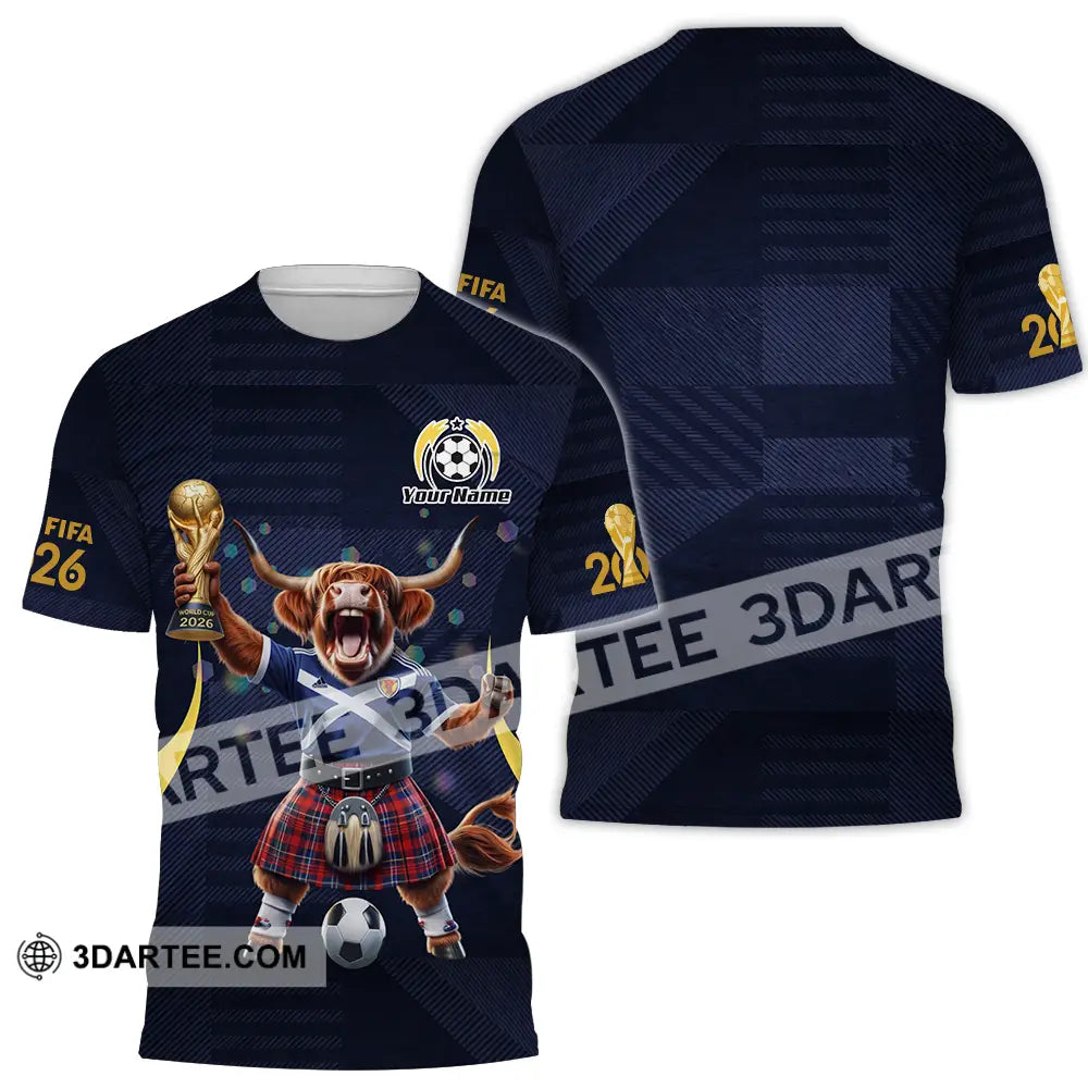 Unisex Shirt - Custom Scotland Fifa World Cup 2026 3D Shirt - Image 2