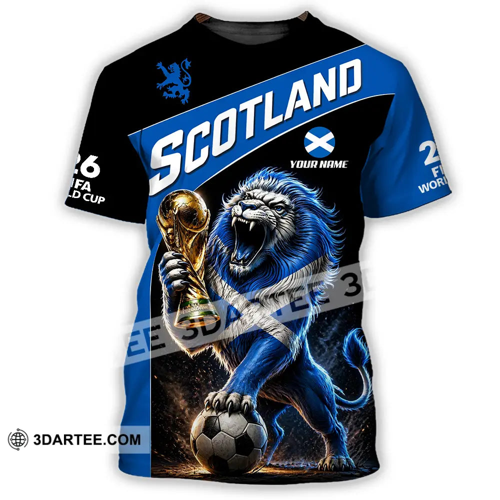 Unisex Shirt - Custom Scotland World Cup 2026 3D Shirt