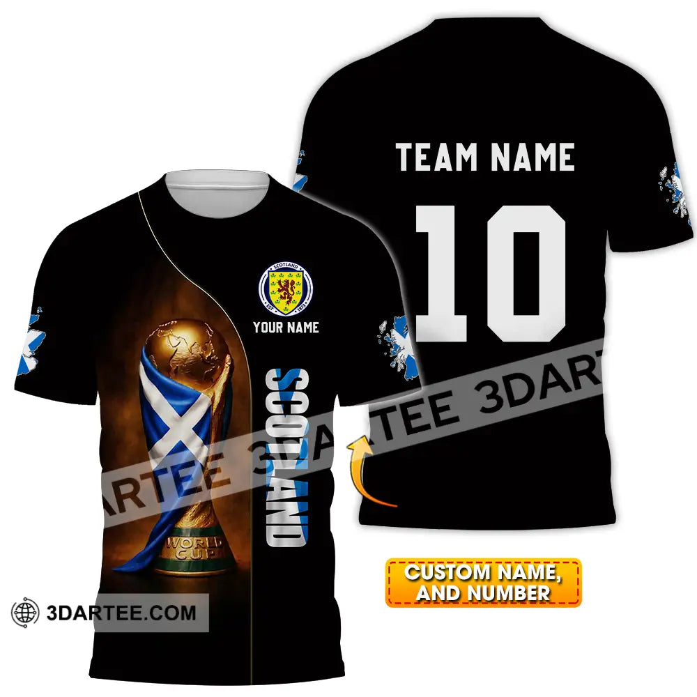 Unisex Shirt - Custom Scotland World Cup 3D Shirt